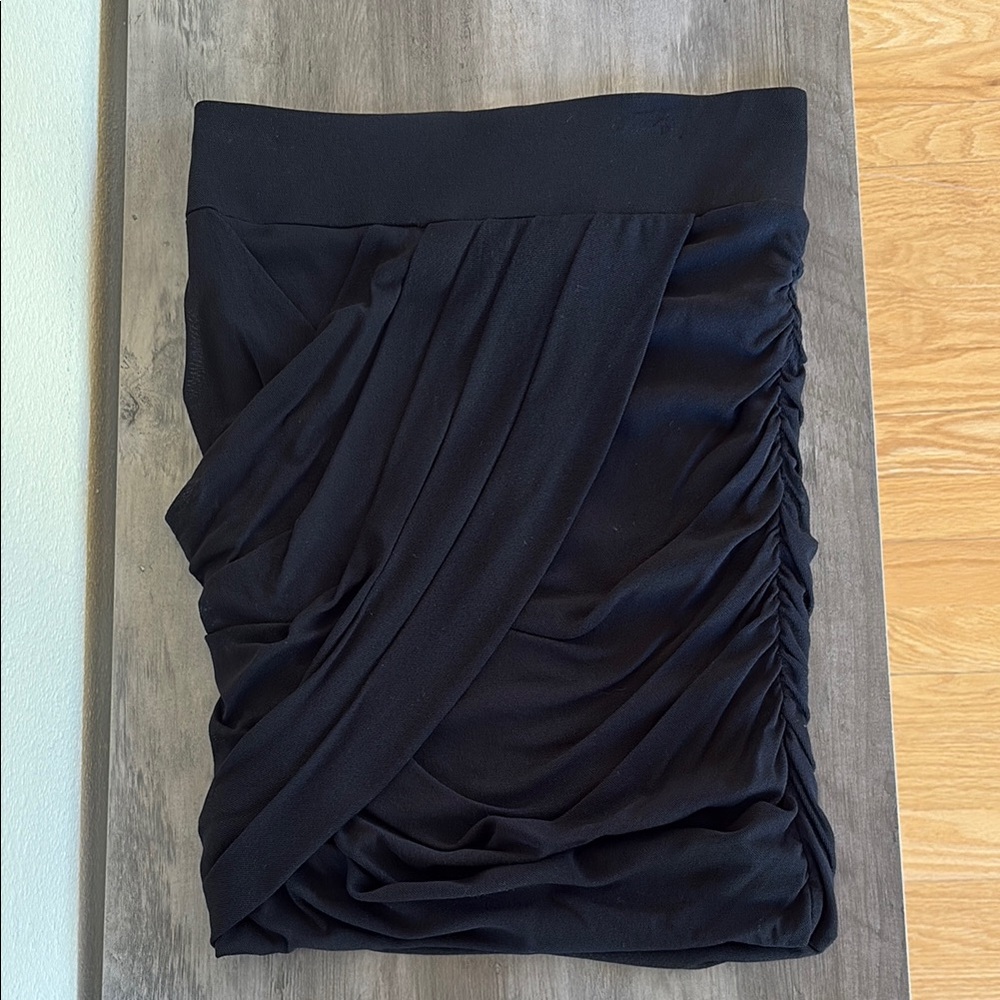 Express Womens Dress Skirt Size XS Stretch Ruched